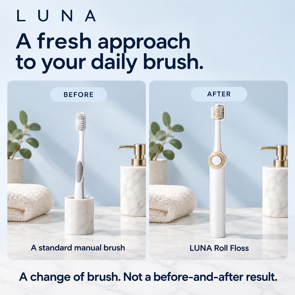 Roll Floss Automatic Toothbrush