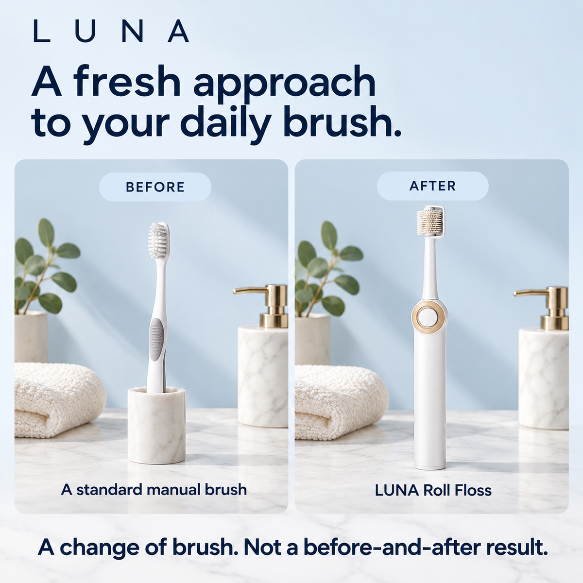 Roll Floss Automatic Toothbrush